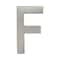 Architectural Mailboxes Brass 4 inch Floating House Letter Satin Nickel F 3582SN-F - alternate 1